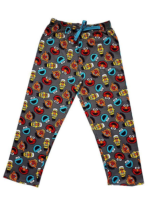 Mens Mixed Characters Loungepants by Sesame Street Look Again