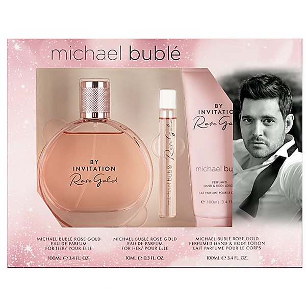 Michael buble by invitation rose 2024 gold