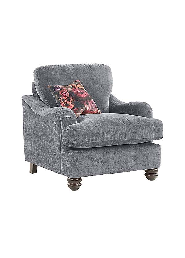 Crushed velvet accent online chair