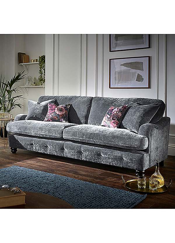 Lebus Millie Sofa Range in Crushed Velvet