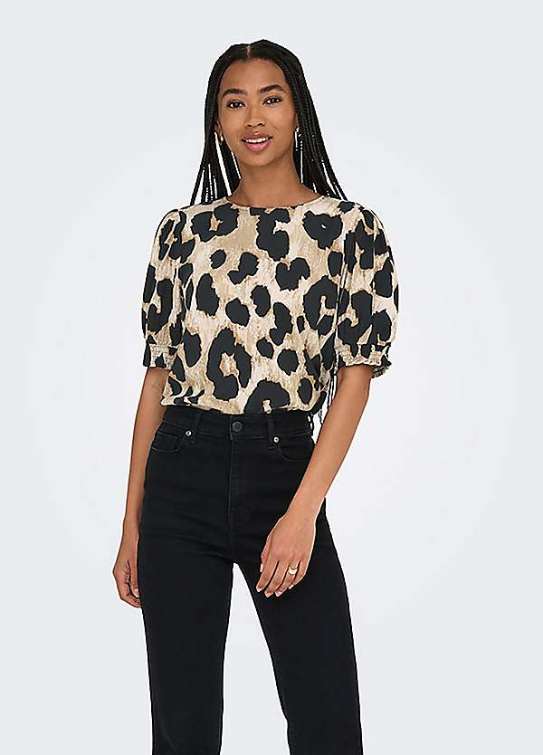Mindy Short Puff Sleeve Top by Only | Look Again