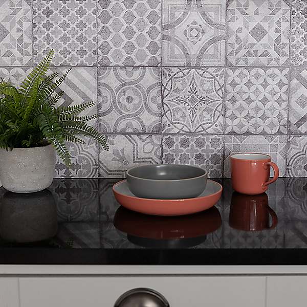 Moroccan Tiles 3D Wallpaper by d-c-fix