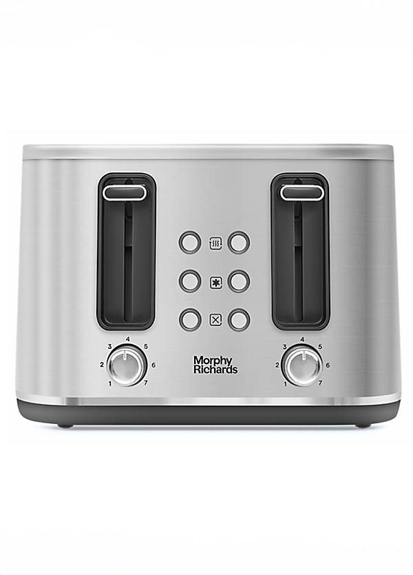 Brushed steel toaster hotsell