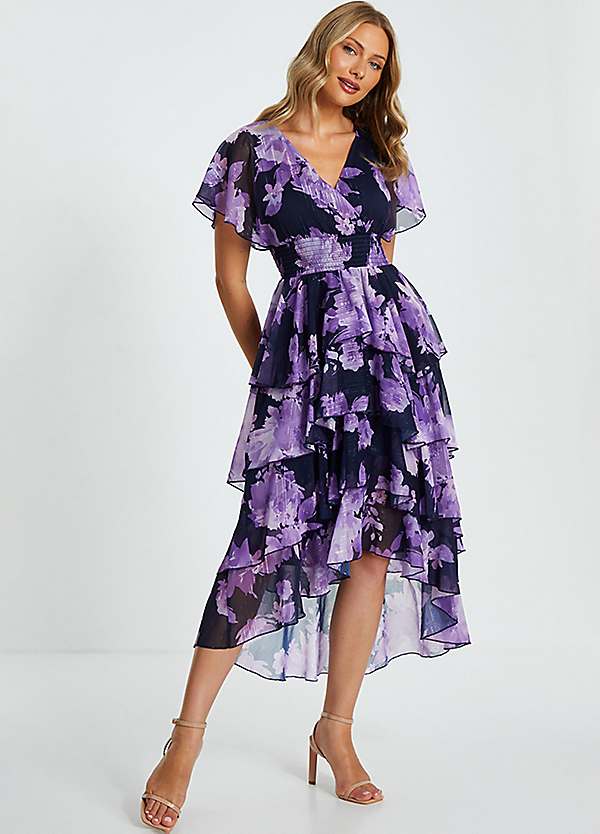 Chiffon dress midi hotsell