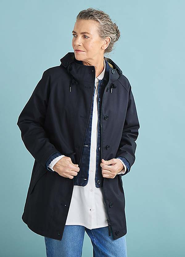 Navy Fulmar Coat by Seasalt Cornwall Look Again