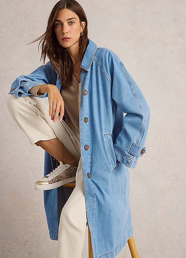 Oakleigh Denim Coat by White Stuff Look Again