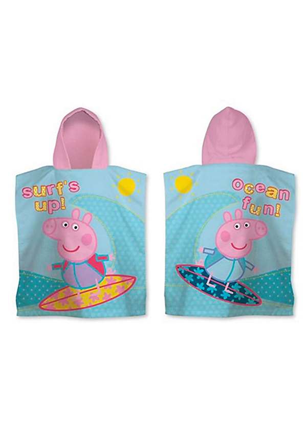 Peppa pig sale poncho towel