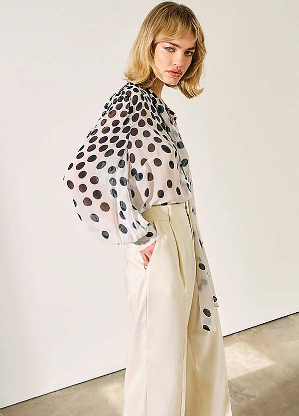 spotty blouse uk