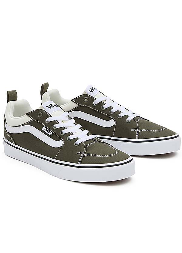 Vans Olive Canvas Men s Filmore Trainers by Vans