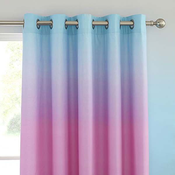 Ombre Rainbow Clouds Curtains By Catherine Lansfield Look Again