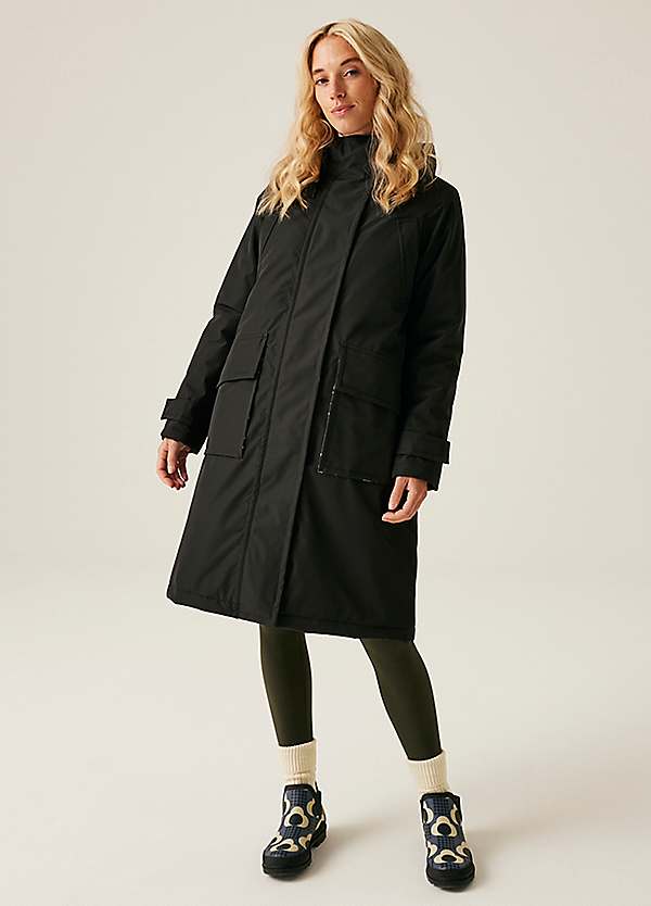 Ladies long length waterproof jacket on sale