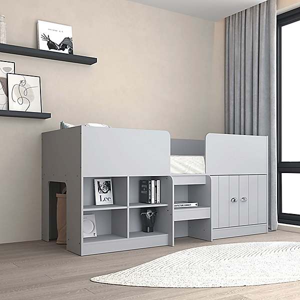 Low cabin bed with storage sales