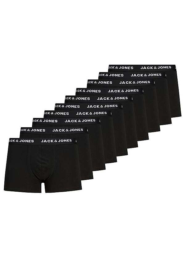 Pack of 10 Boxer Shorts by Jack Jones Look Again
