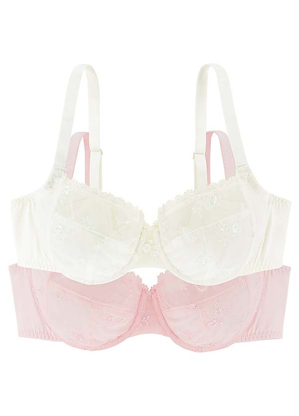 Pack of 2 Rena Underwired Full Cup Bras by DORINA