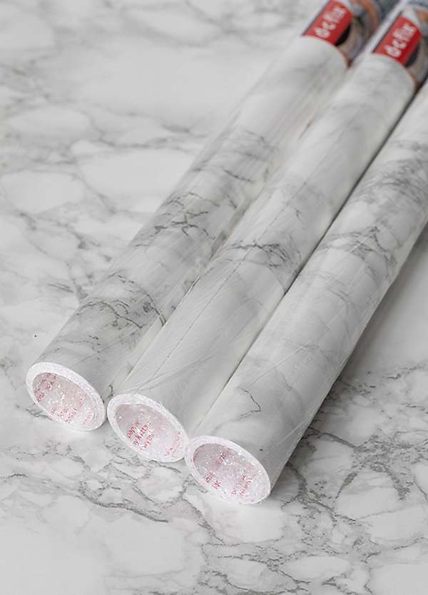 d c fix Pack of 3 Sticky Back Plastic Marble Grey Self Adhesive Vinyl Wrap Film for Doors Furniture by d c fix