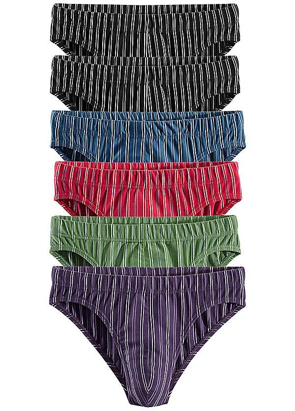 Pack of 10 Cotton Thongs by bonprix