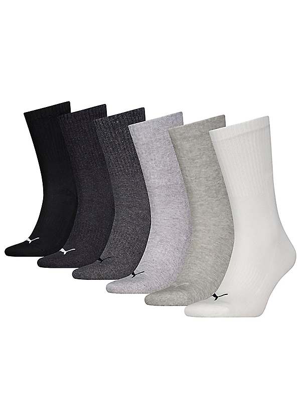 Pack of 6 Sports Socks by Puma