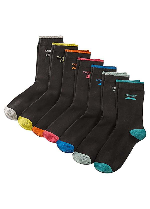 Pack of 7 pairs of long socks