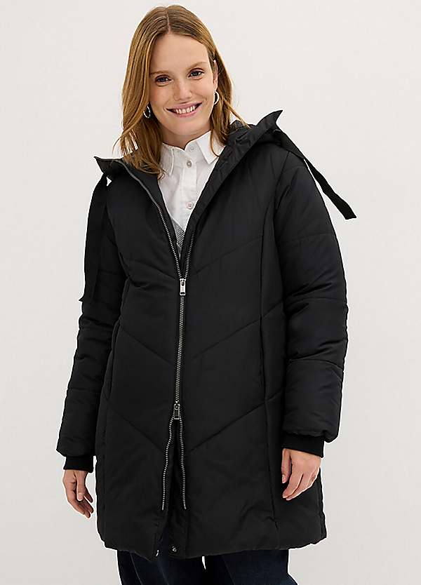 Padded parka coat womens online