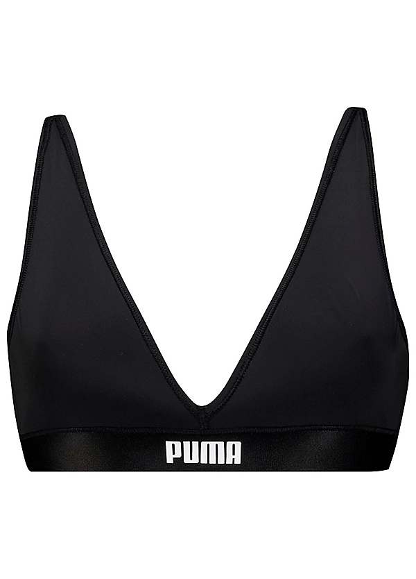 Padded Triangle Sports Bra by Puma Look Again