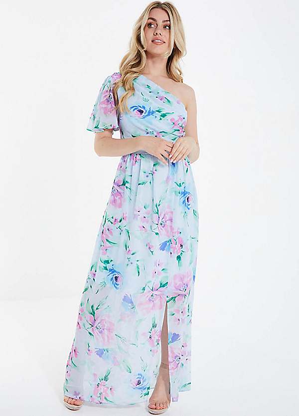 Lipsy maya print hot sale maxi dress