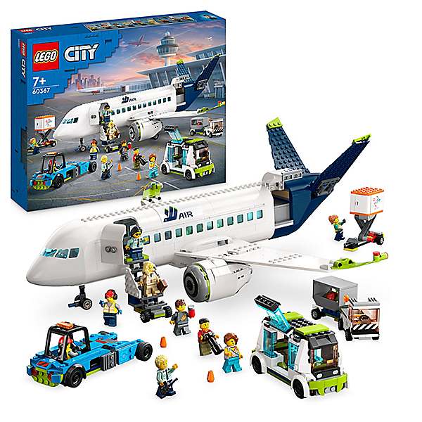 Passenger Aeroplane Toy Airport Vehicles by LEGO City Look Again
