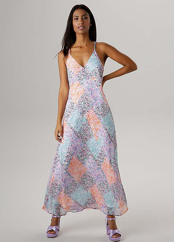 V neck summer maxi 2024 dress