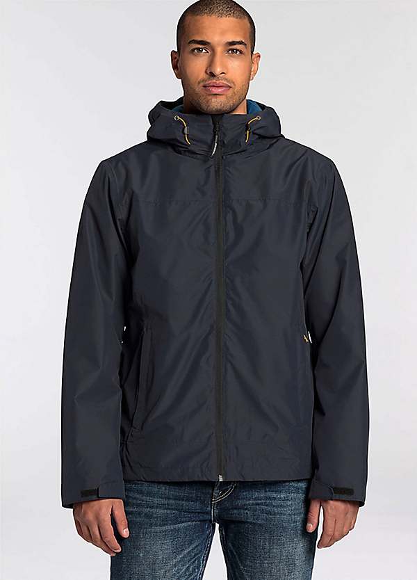 Black Dovedale Fleece Lined Waterproof Jacket by Cotton Traders