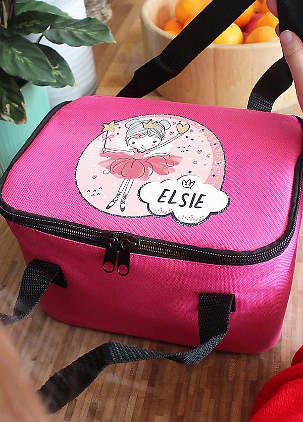 Personalised Momento Personalised Fairy Pink Lunch Bag Look Again