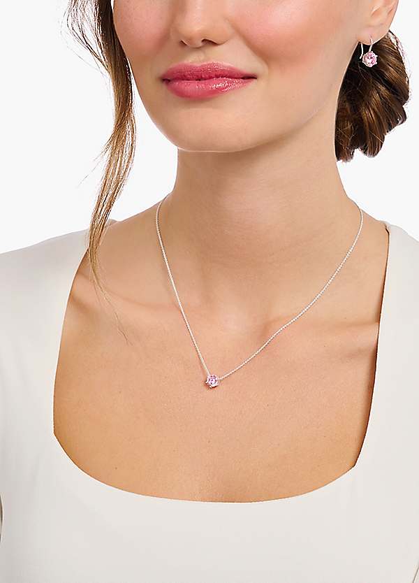 Pink Zirconia Pendant Necklace by THOMAS SABO Look Again