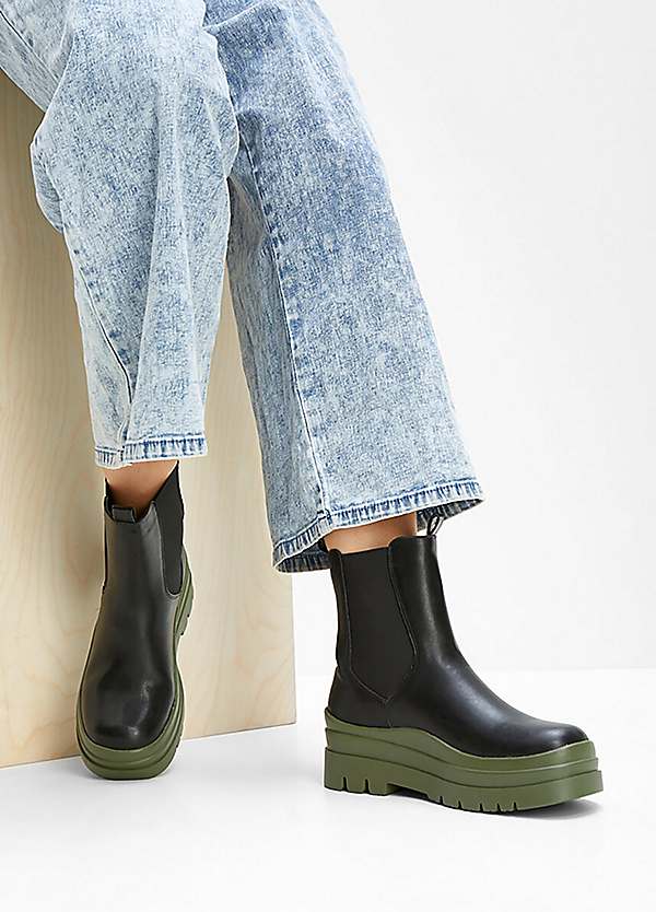 Platform Chelsea Boots by bonprix