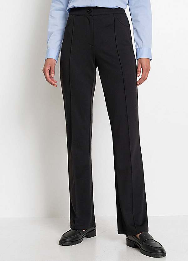 Pleated deals flared trousers