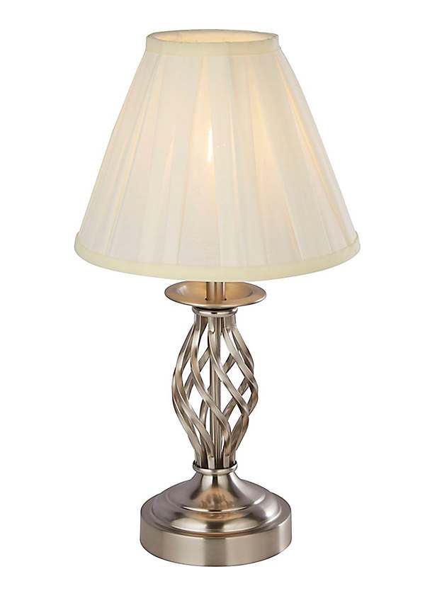 MiniSun | Traditional Style Twist Table Lamps With A Frosted Alabaster Shade | Table Lamps, Home Décor & Improvement Essential | Set Of 2 - View #9