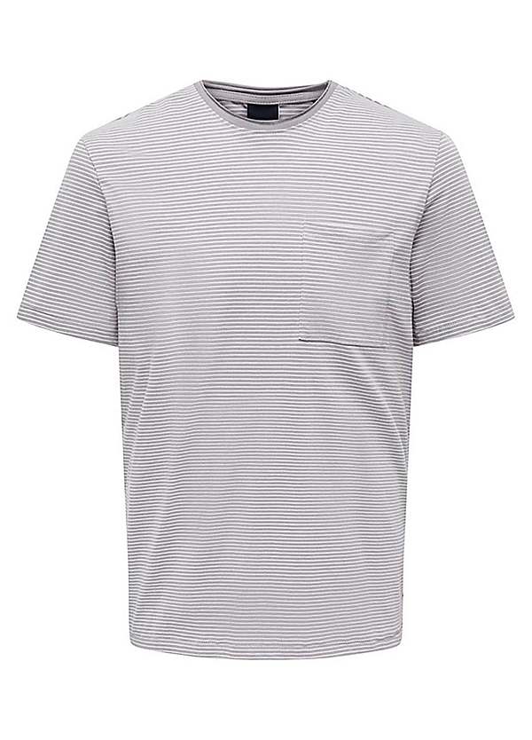 Pocket Striped T Shirt by Only Sons