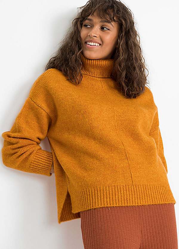 Poloneck Jumper by bonprix