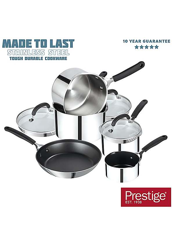 Prestige Made To Last Piece Cookware Set Look Again