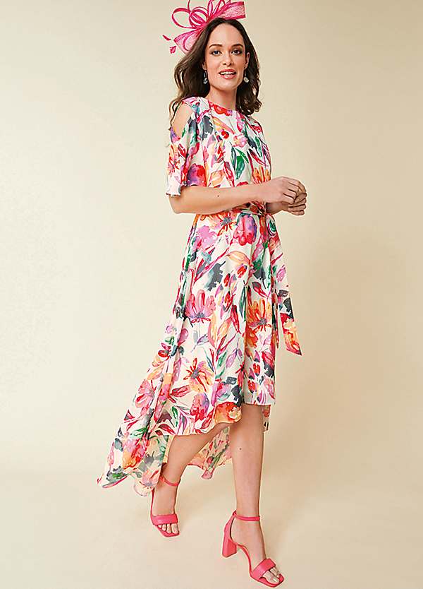 Kaleidoscope Blush Print Scuba Dress