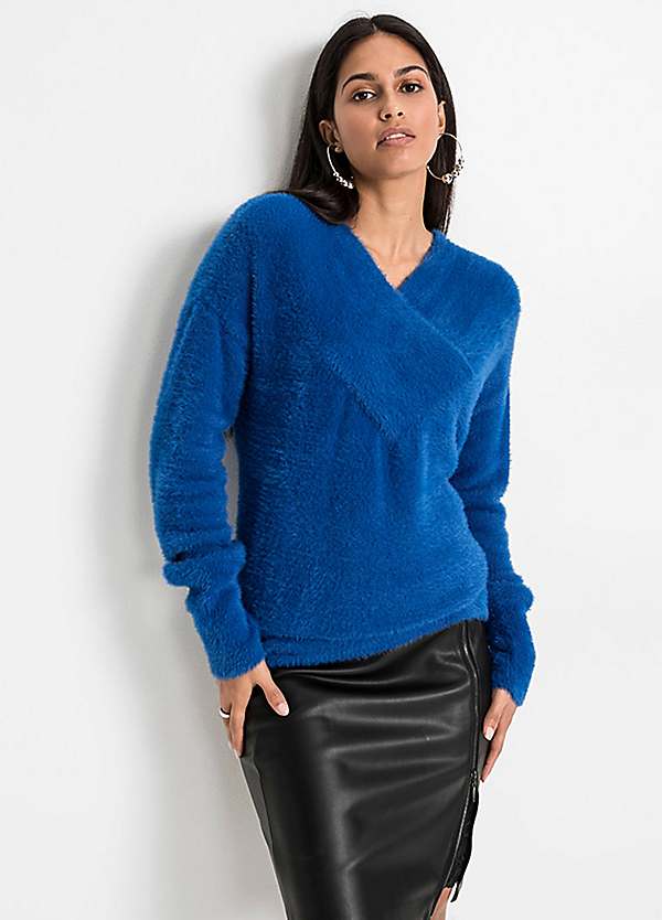 Fluffy jumper womens hotsell