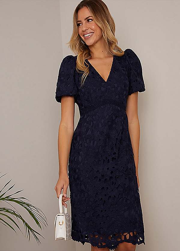 Chi chi best sale navy blue dress