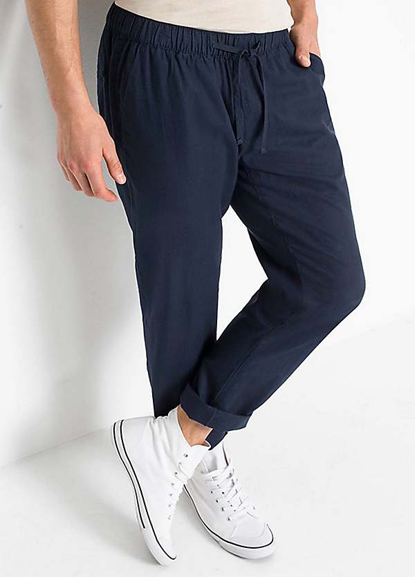 Pull On Straight Leg Trousers by bonprix