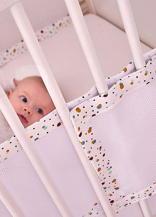 breathable baby cot liner