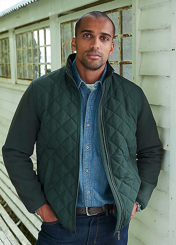 Quilted Fleece Jacket by Cotton Traders