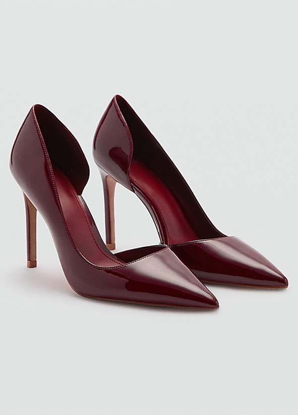 Red Audrey Court Shoes by Mango Look Again