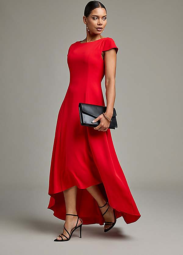 Red Hi Low Hem Maxi Dress by Kaleidoscope | Look Again