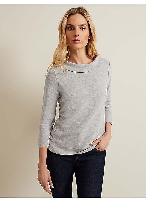 Remy Textured Cowl Neck Top by Phase Eight Look Again