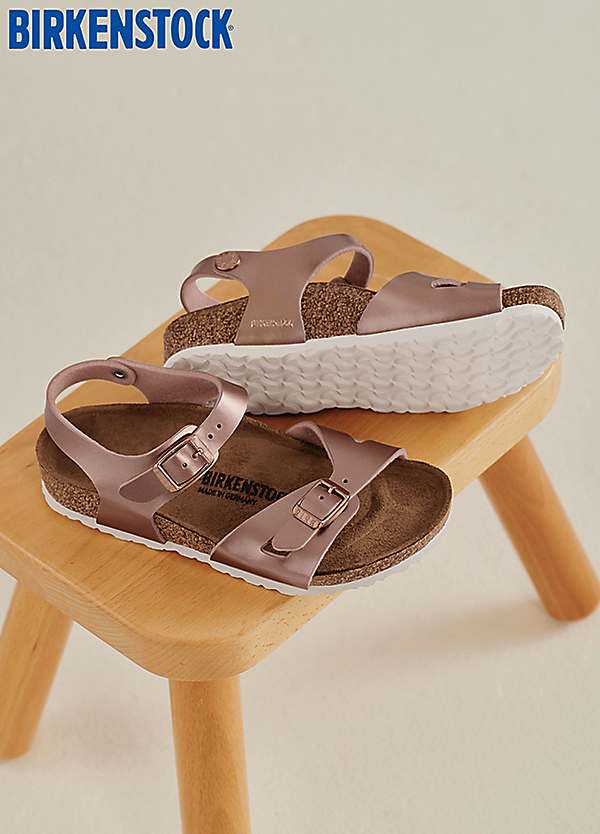 Riobirko Girls Copper Sandals by Birkenstock