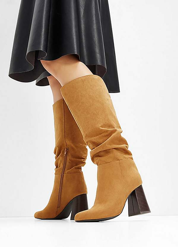 Stylish knee high boots on sale