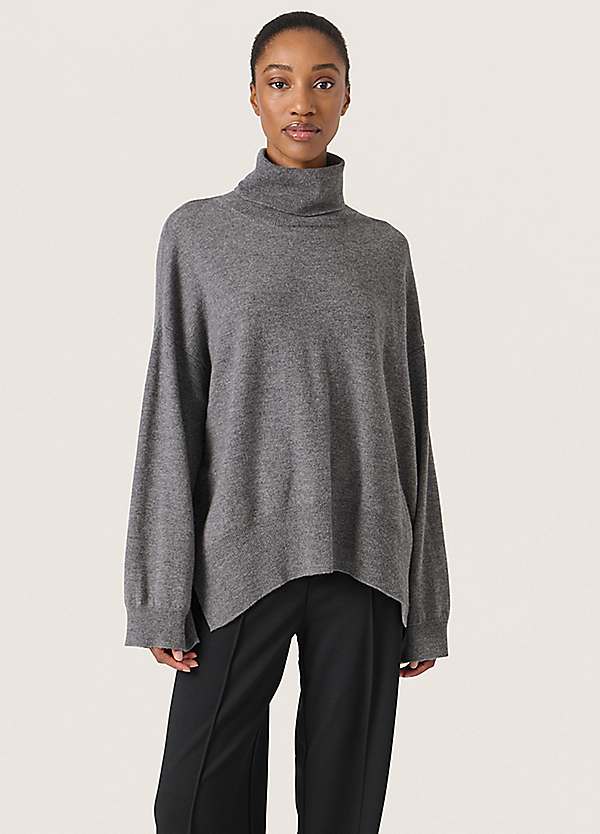 SLMolina Loose Fit Roll Neck Pullover by Soaked in Luxury Look Again