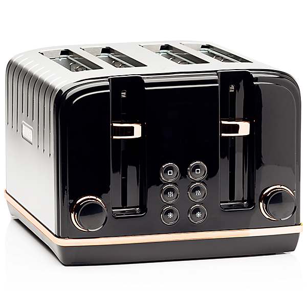 Buy Russell Hobbs 26071 Honeycomb 4 Slice Toaster - Black