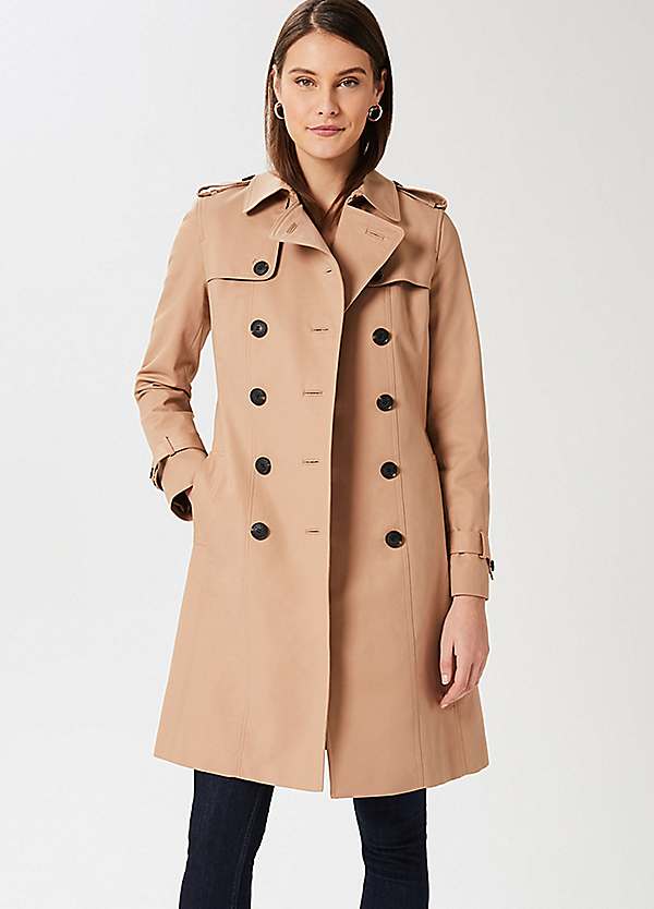 Saskia deals trench coat